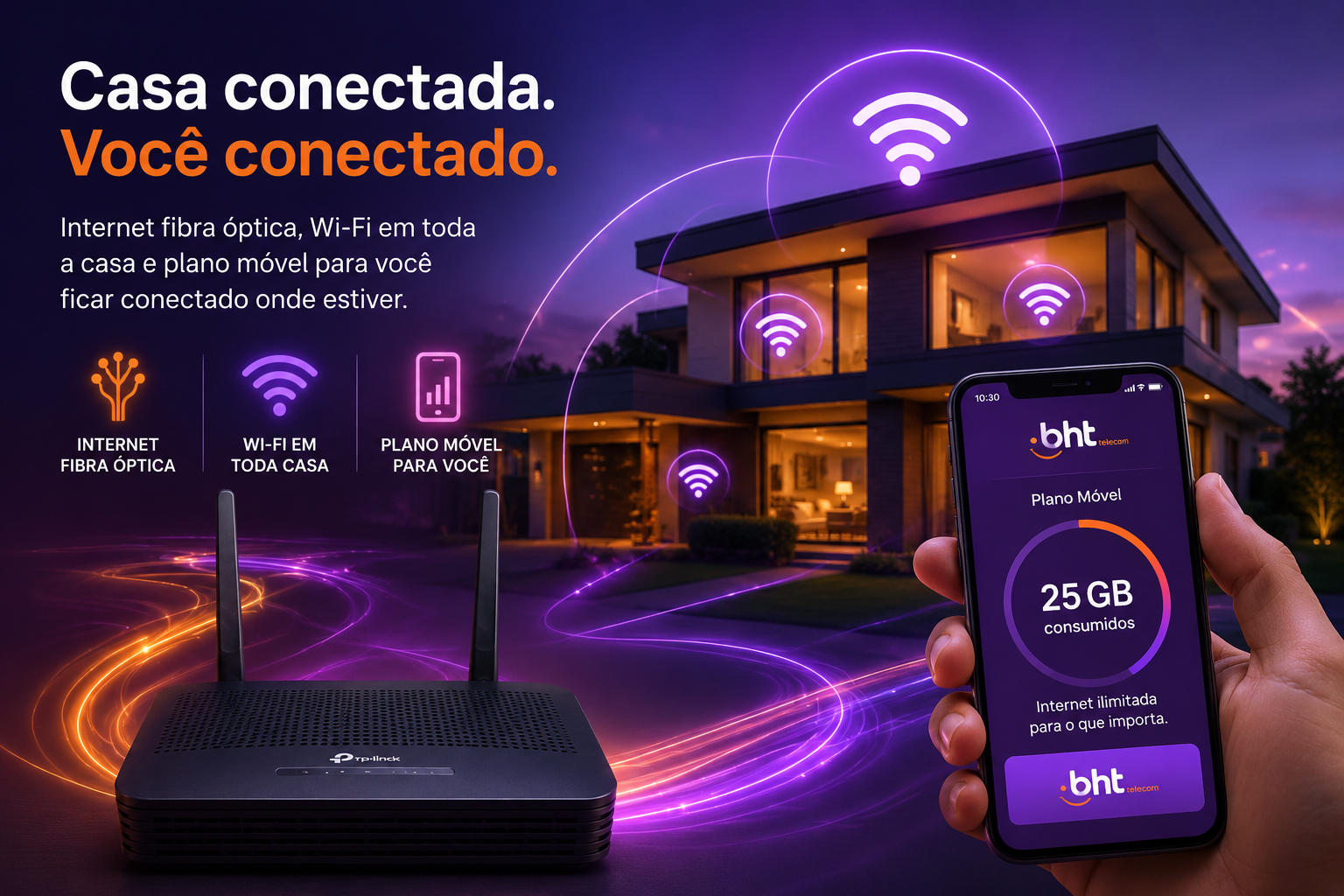 foto: família em casa